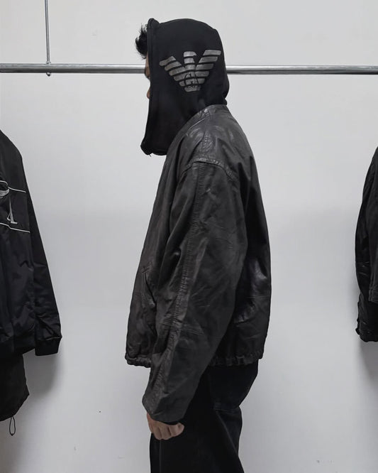 1990s EMPORIO ARMANI LEATHER JACKET