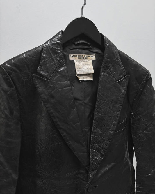 untilfaded-katharine-hamnett-london-leather-blazer-tag-detail