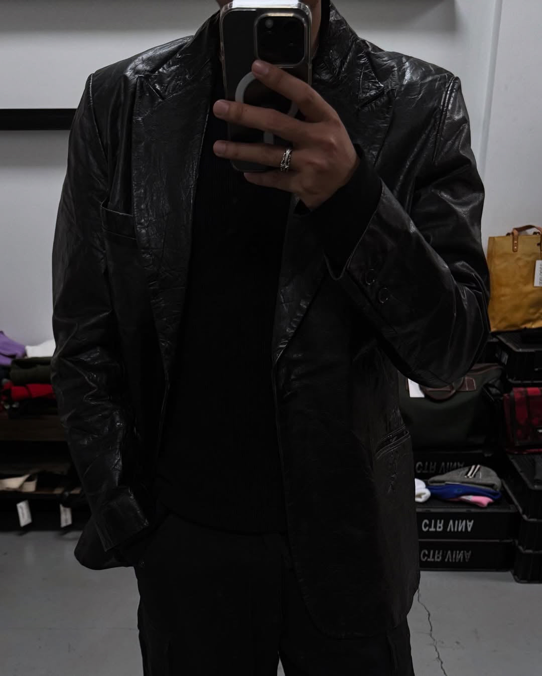 untilfaded-katharine-hamnett-london-leather-blazer-outfit-set