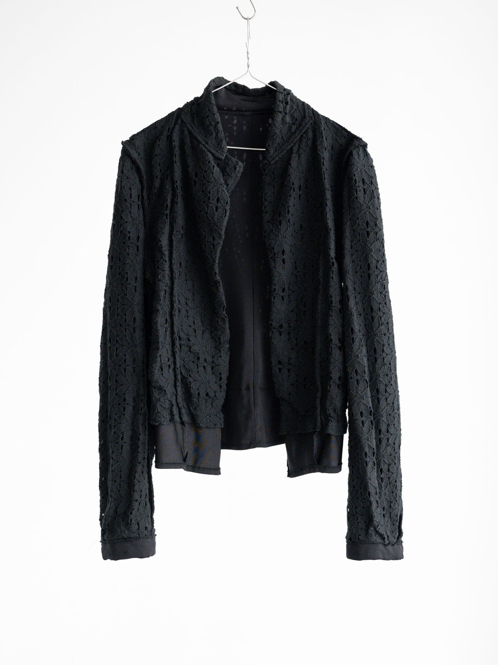 1980s CDG BLACK REVERSIBLE (MAINLINE) CARDIGAN