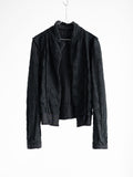 1980s CDG BLACK REVERSIBLE (MAINLINE) CARDIGAN