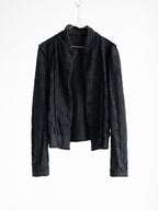 1980s CDG BLACK REVERSIBLE (MAINLINE) CARDIGAN