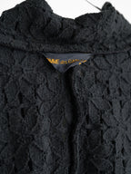 1980s CDG BLACK REVERSIBLE (MAINLINE) CARDIGAN