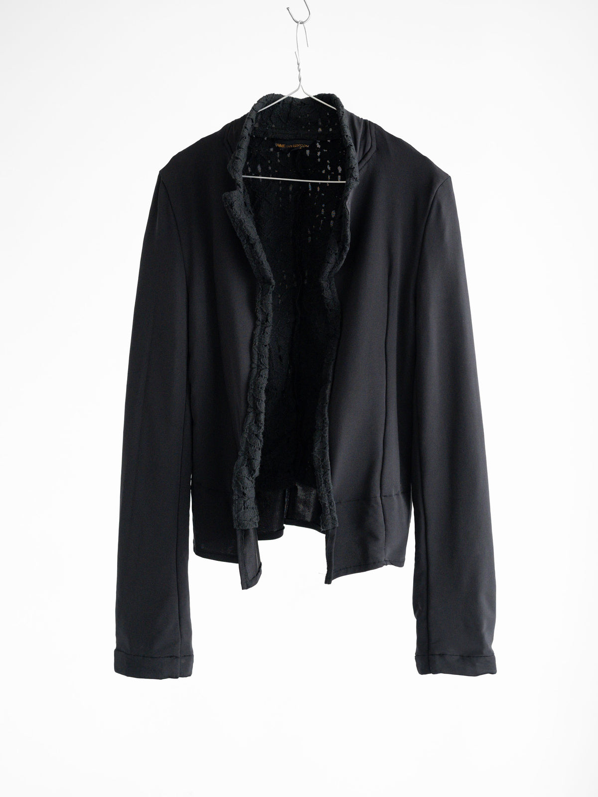 1980s CDG BLACK REVERSIBLE (MAINLINE) CARDIGAN