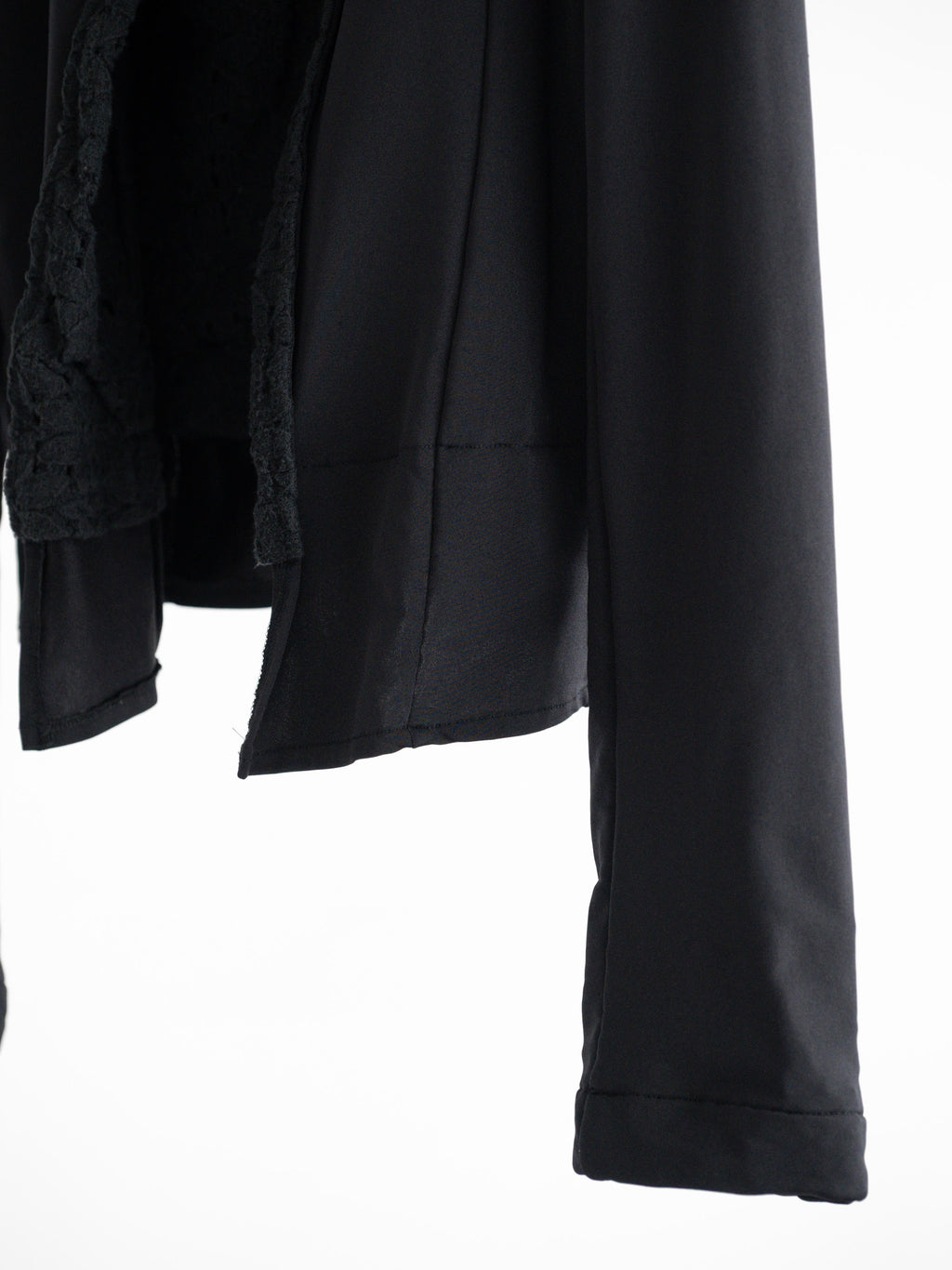 1980s CDG BLACK REVERSIBLE (MAINLINE) CARDIGAN