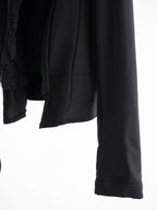 1980s CDG BLACK REVERSIBLE (MAINLINE) CARDIGAN