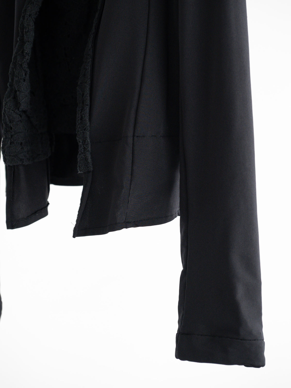 1980s CDG BLACK REVERSIBLE (MAINLINE) CARDIGAN