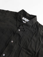 1980s COMME DES GARÇONS SHIRT BLACK OVERSIZED LS SHIRT