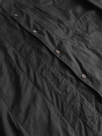 1980s COMME DES GARÇONS SHIRT BLACK OVERSIZED LS SHIRT