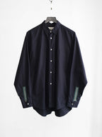 1980s COMME DES GARÇONS SHIRT NAVY HAND ZIP LS SHIRT