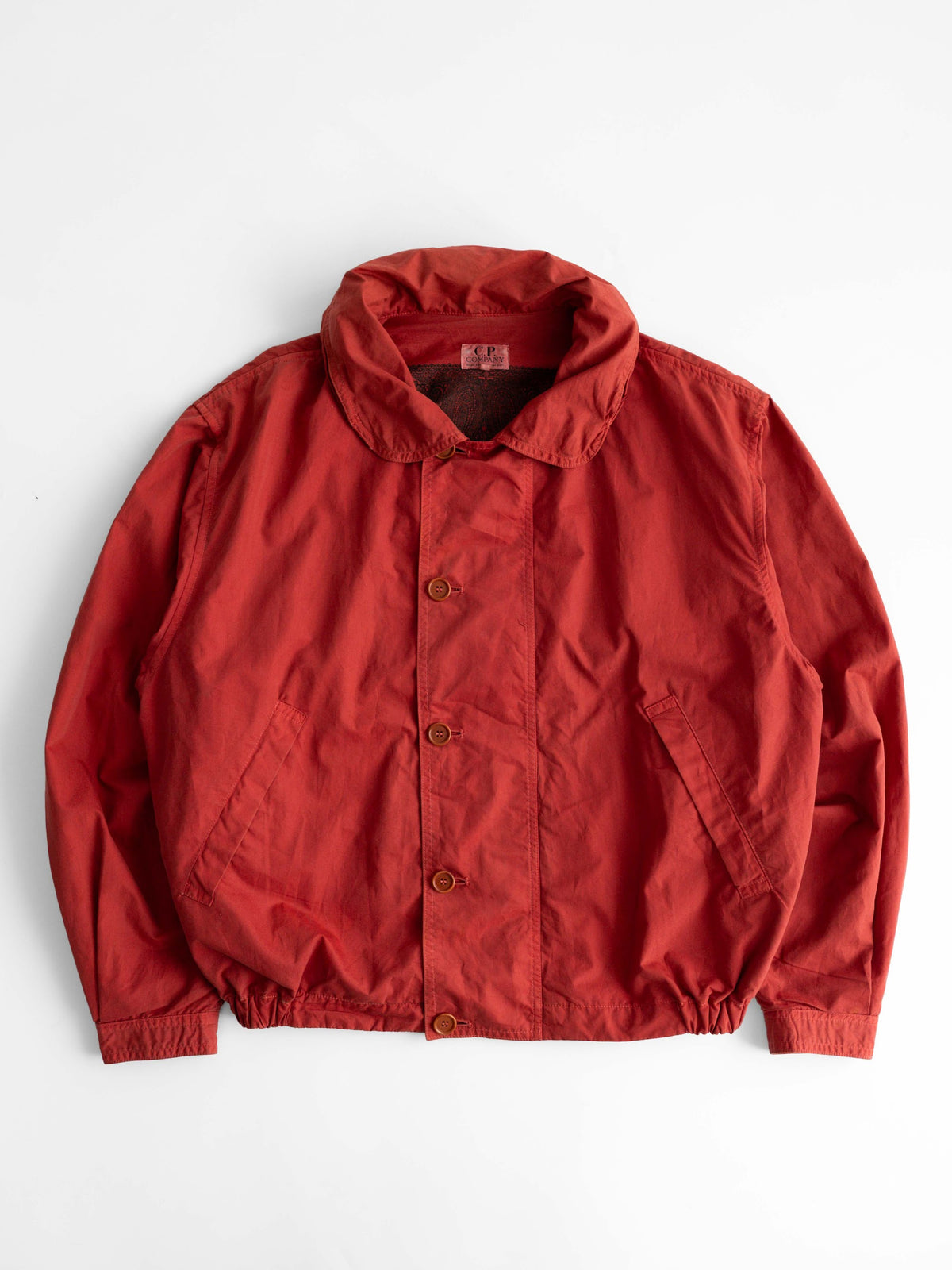 1980s CP COMPANY BURGUNDY BY MASSIMO OSTI JACKET