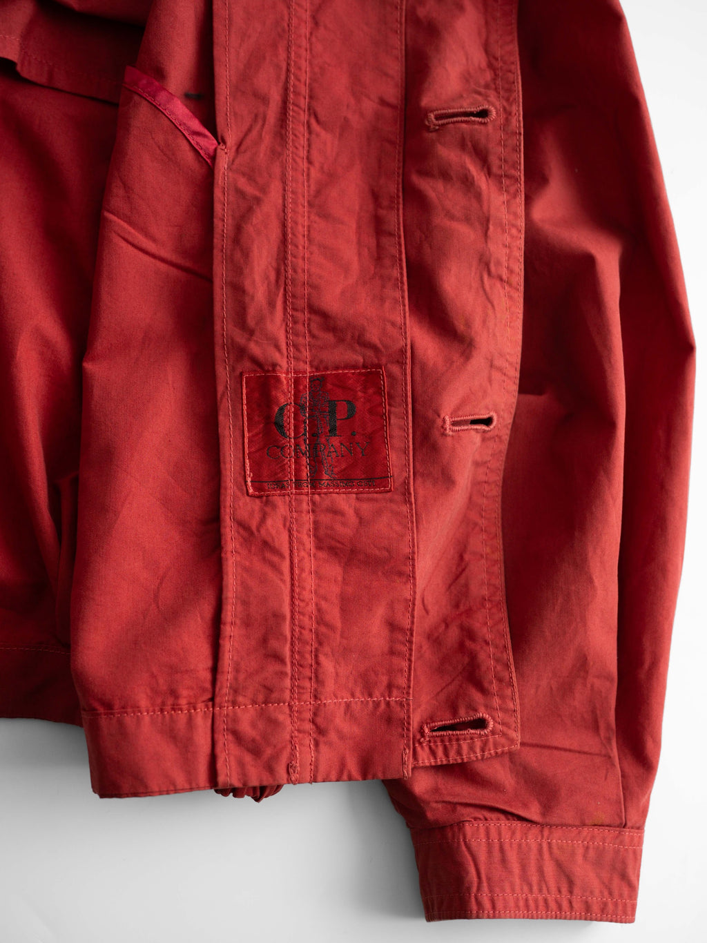 1980s CP COMPANY BURGUNDY BY MASSIMO OSTI JACKET