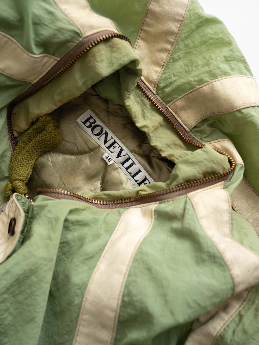 1980s CP COMPANY GREEN " BONEVILLE BY MASSIMO OSTI " 2-IN-1 JACKET
