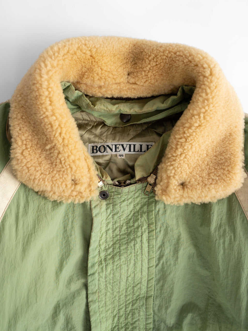1980s CP COMPANY GREEN " BONEVILLE BY MASSIMO OSTI " 2-IN-1 JACKET