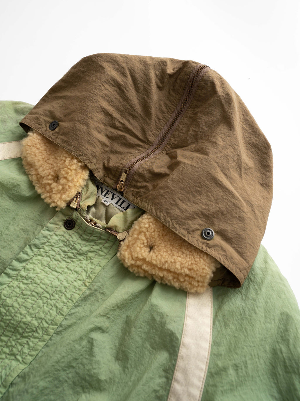 1980s CP COMPANY GREEN " BONEVILLE BY MASSIMO OSTI " 2-IN-1 JACKET