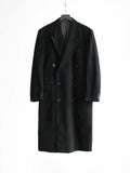 1980s GIORGIO ARMANI BLACK X LORO PIANA CASHMERE COAT