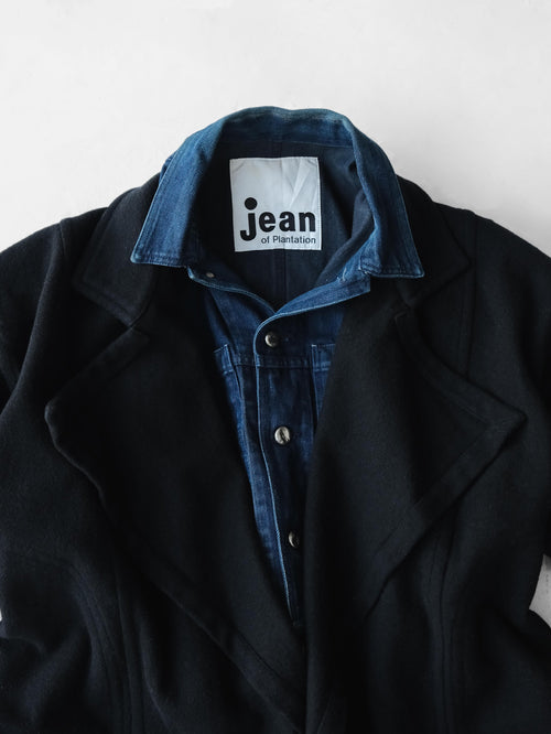 1980s HAI SPORTING GEAR BLACK BY ISSEY MIYAKE/ WOOL JACKET