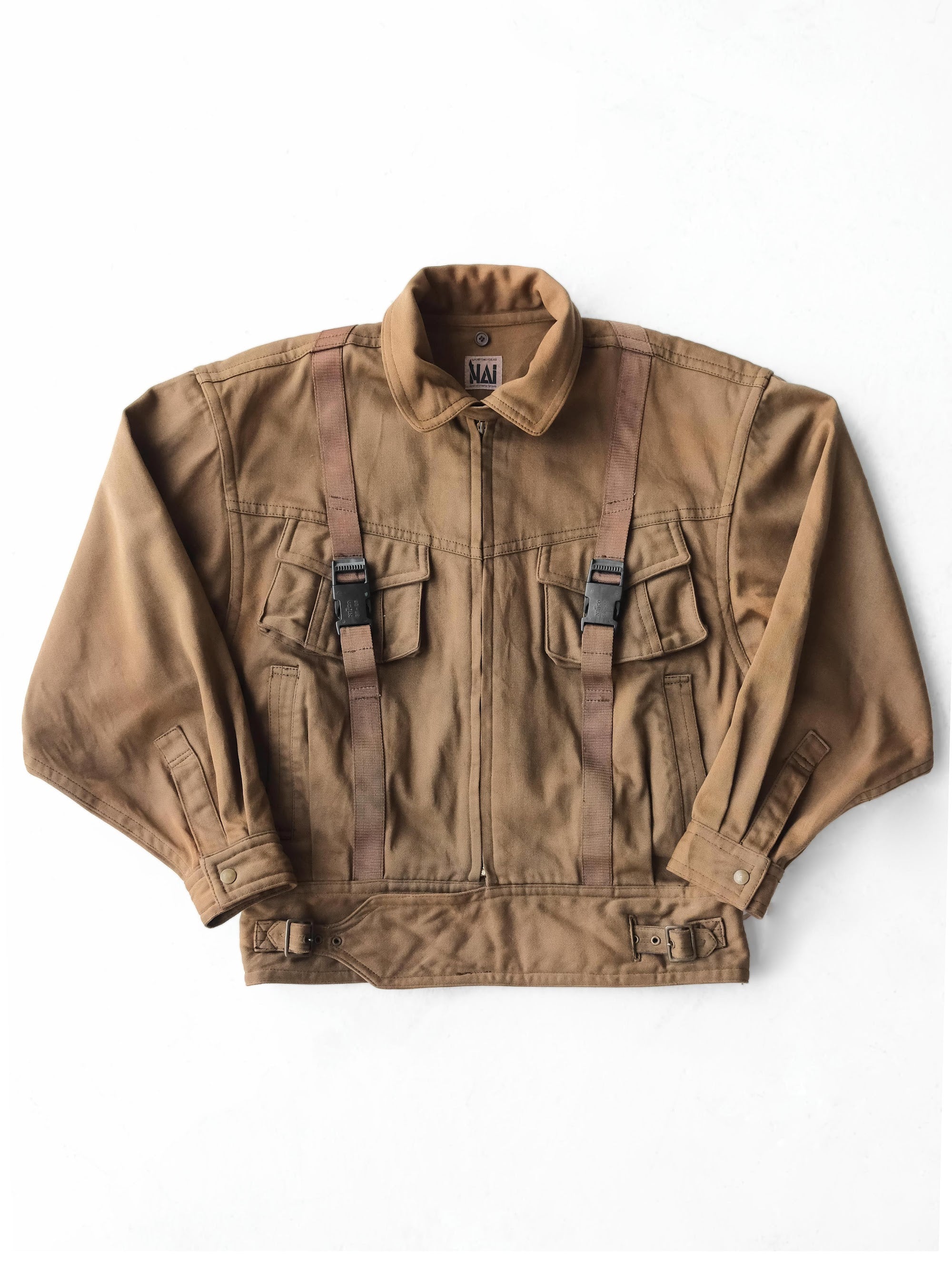 ジャケット・アウター HAI Sporting Gear 1985AW Bomber 1980s ISSEY MIYAKE BROWN HAI SPORTING GEAR BOMBER JACKET – Untilfaded