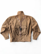 1980s ISSEY MIYAKE BROWN HAI SPORTING GEAR BOMBER JACKET