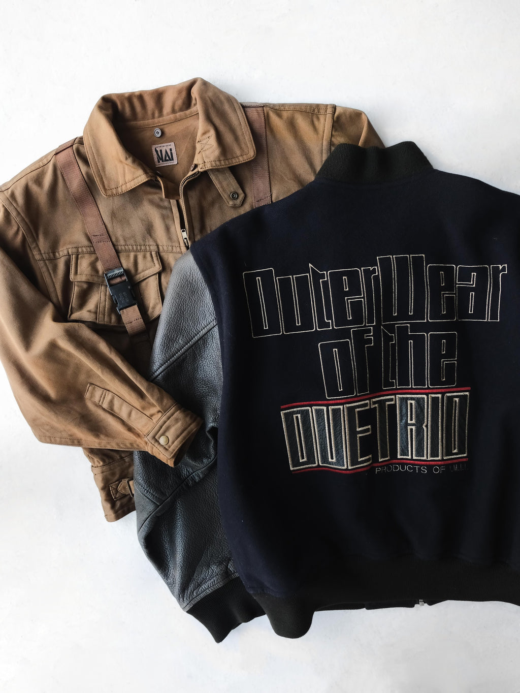 1980s ISSEY MIYAKE BROWN HAI SPORTING GEAR BOMBER JACKET
