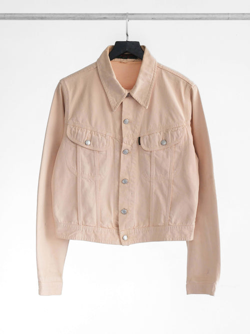 1980s KATHARINE HAMNETT BEIGE DENIM JACKET