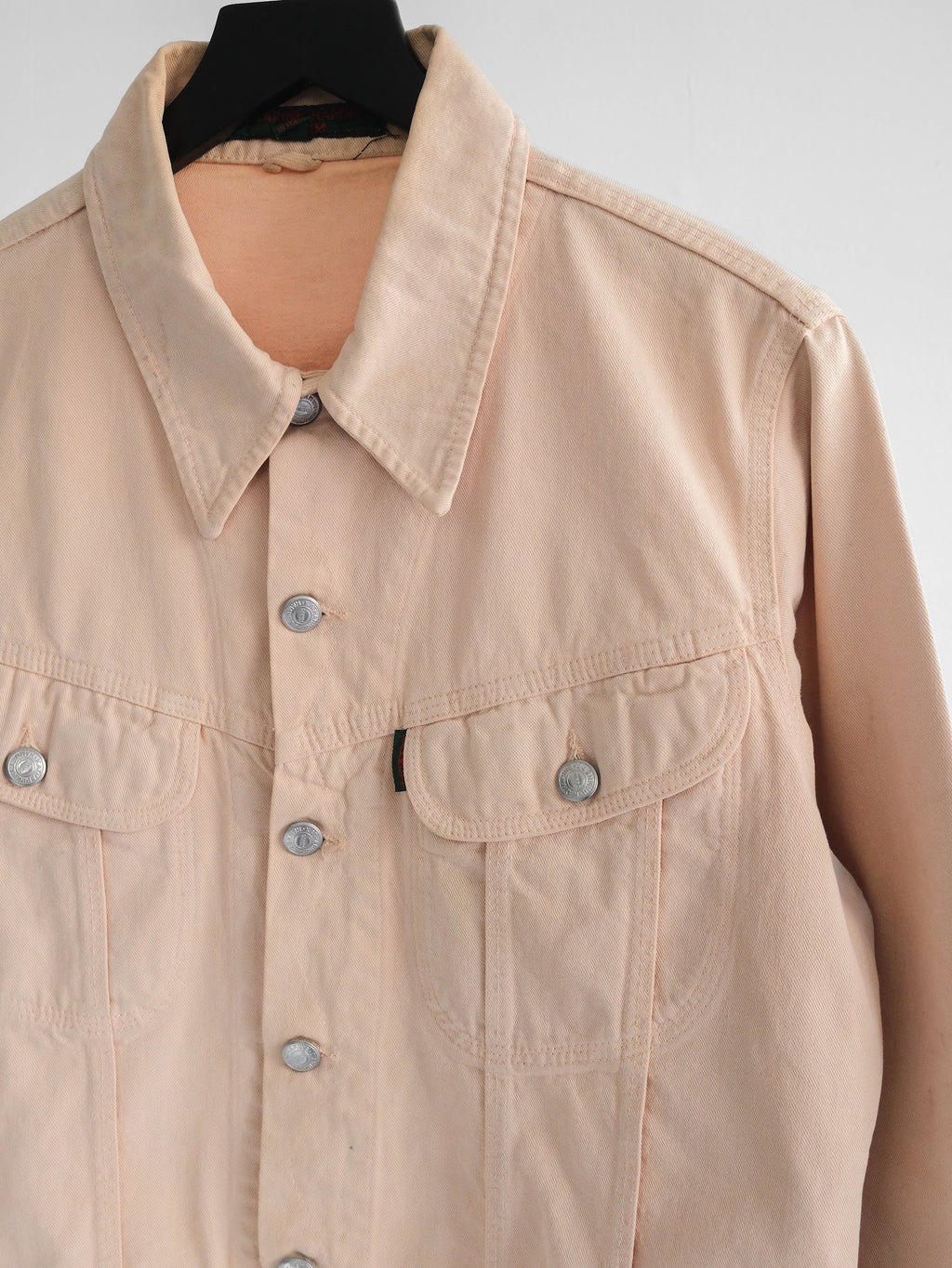 1980s KATHARINE HAMNETT BEIGE DENIM JACKET