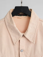 1980s KATHARINE HAMNETT BEIGE DENIM JACKET
