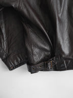 1980s VERSACE PATCHWORK BROWN BYBLOS/ LEATHER  JACKET