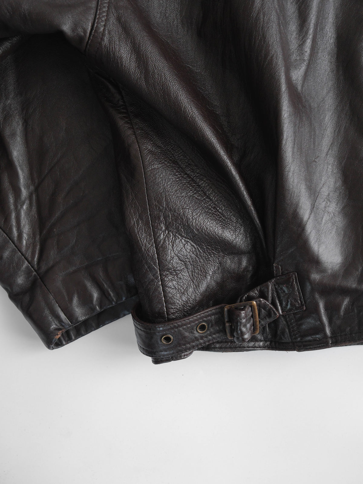 1980s VERSACE PATCHWORK BROWN BYBLOS/ LEATHER  JACKET