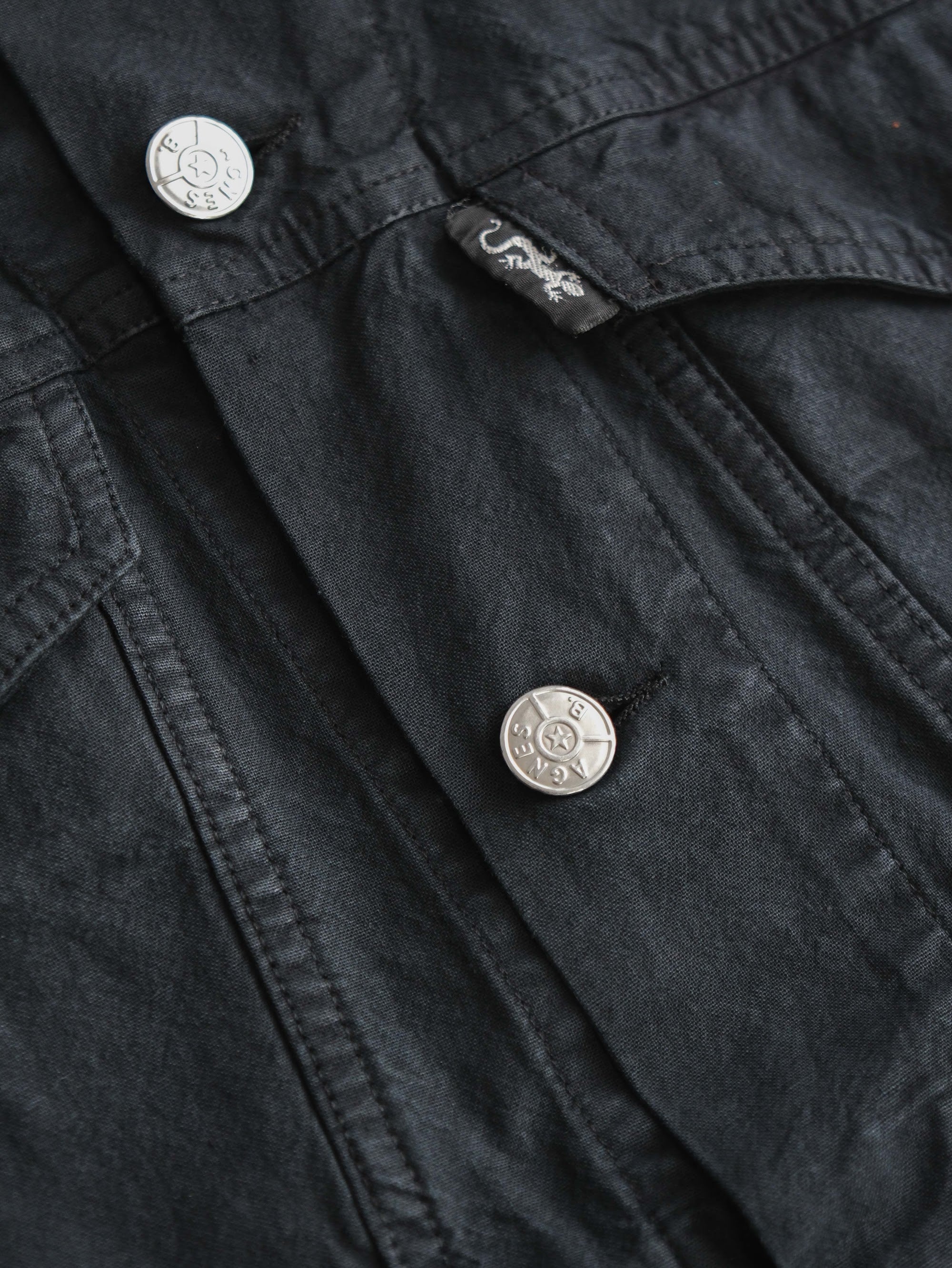 1990s AGNES B DENIM HOMME/ PARIS JACKET