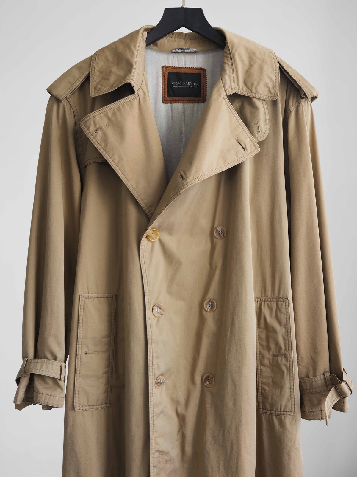 1990s ARMANI BEIGE GIORGIO (RUNWAY) COAT