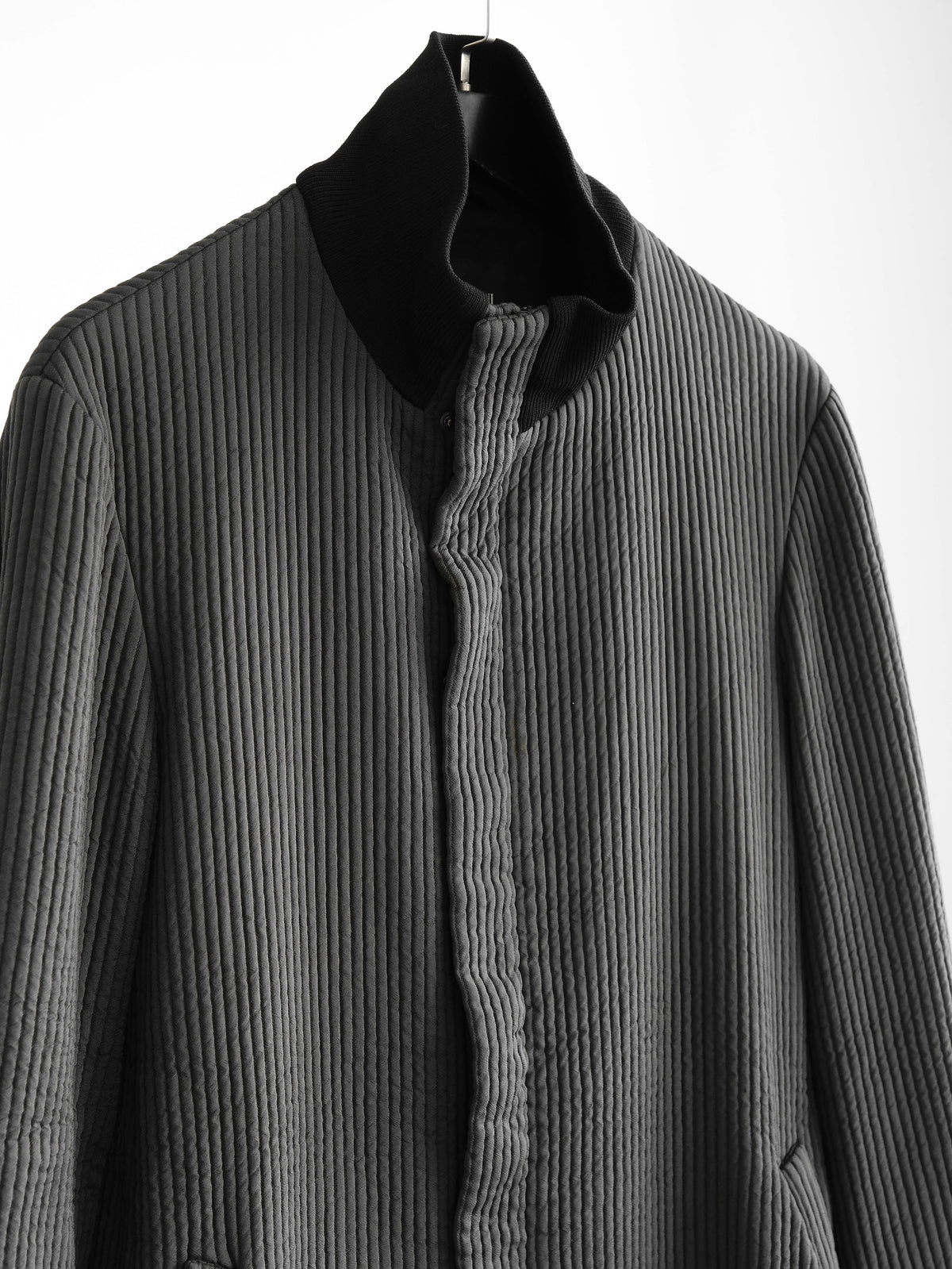 1990s ARMANI BLACK GIORGIO/ CORDUROY COAT