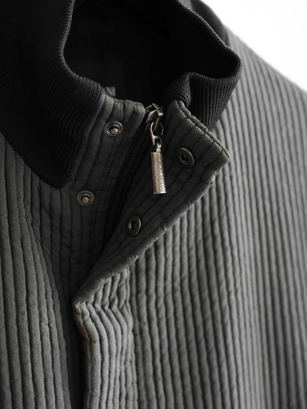 1990s ARMANI BLACK GIORGIO/ CORDUROY COAT