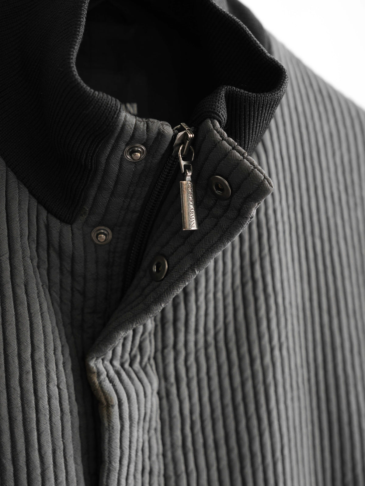 1990s ARMANI BLACK GIORGIO/ CORDUROY COAT