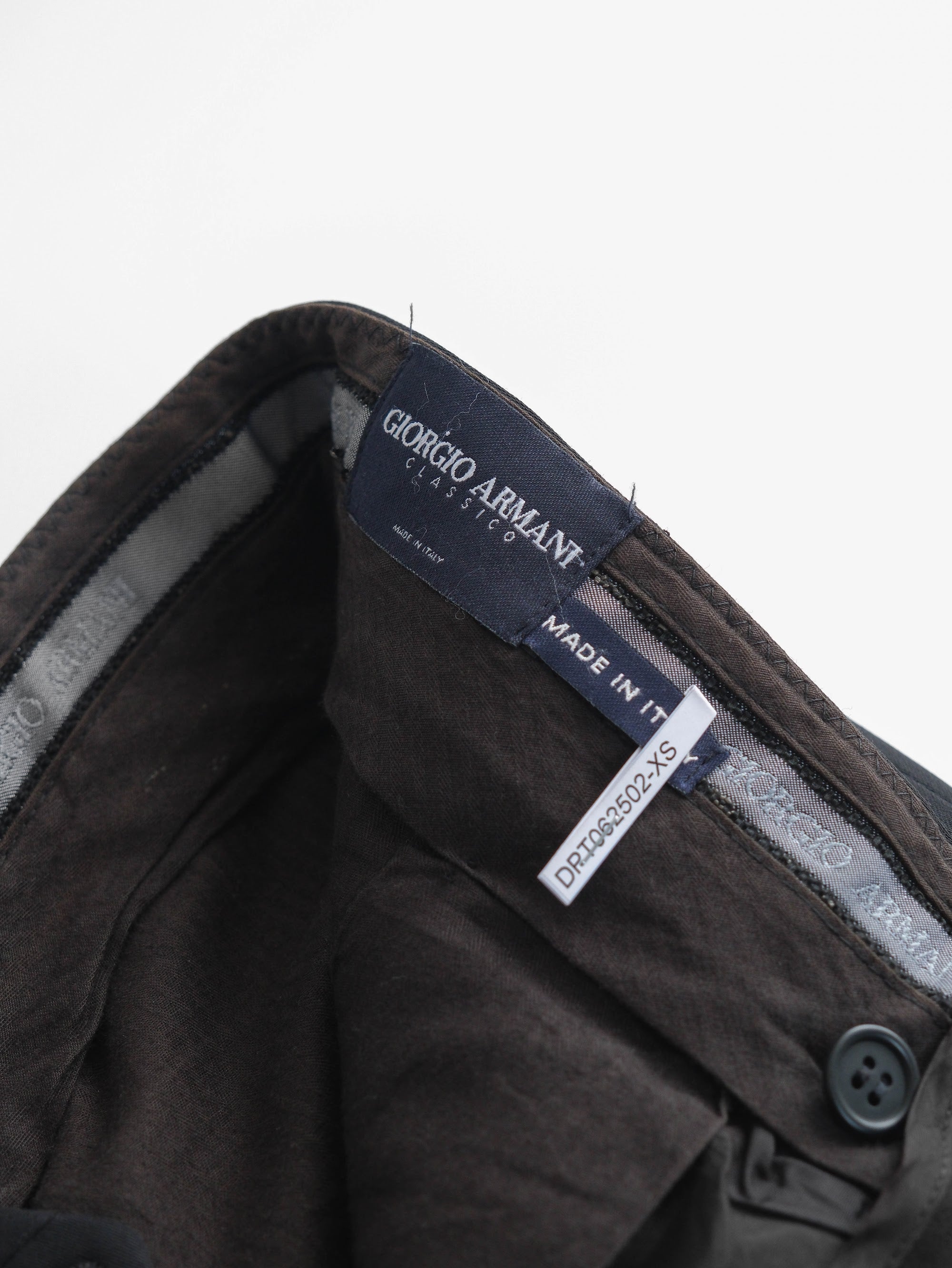 1990s ARMANI BLACK GIORGIO PANTS