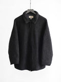 1990s ARMANI BLACK JEANS FLEECE WOOL JACKET
