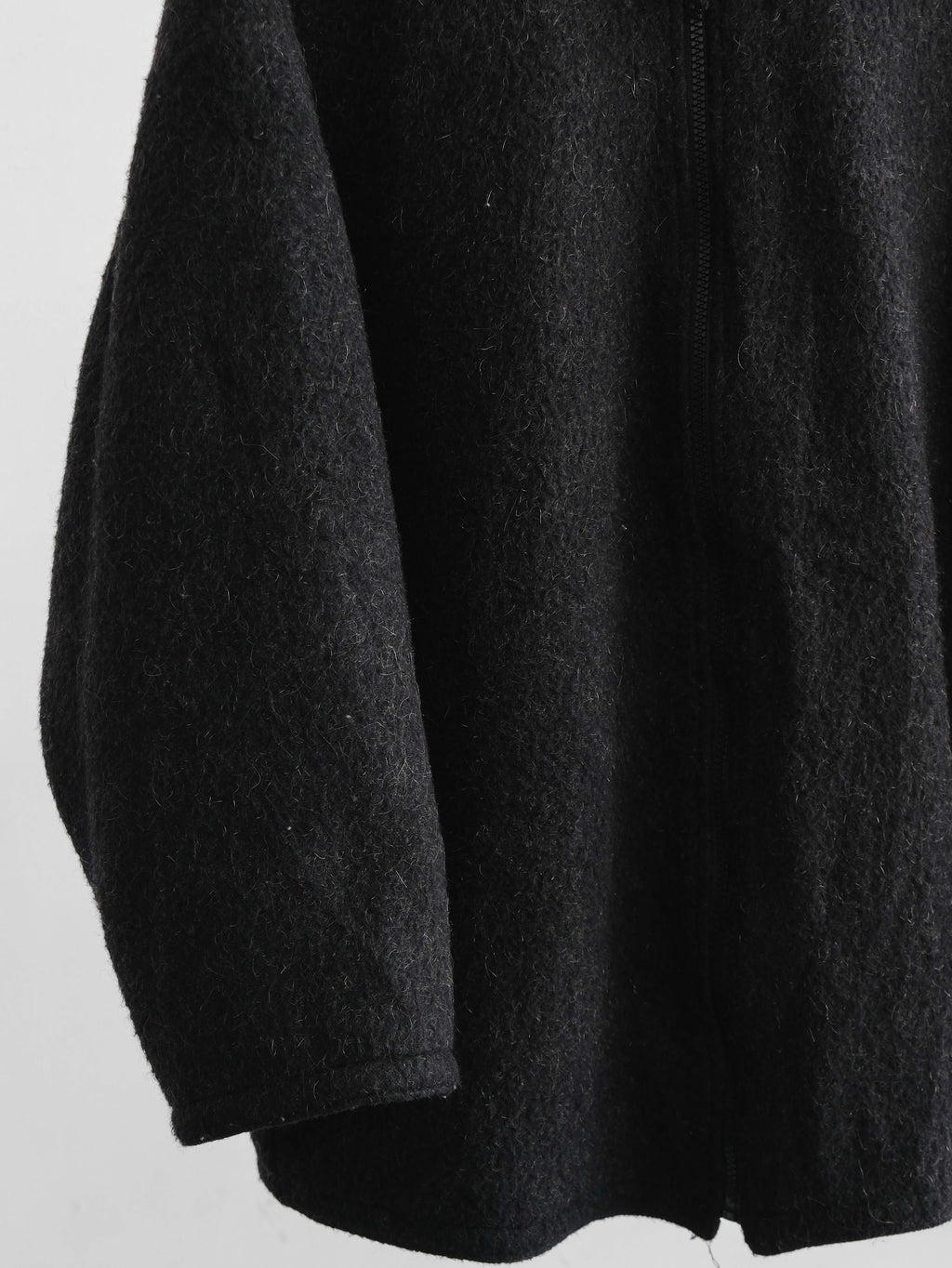 1990s ARMANI BLACK JEANS FLEECE WOOL JACKET