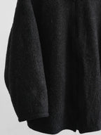 1990s ARMANI BLACK JEANS FLEECE WOOL JACKET
