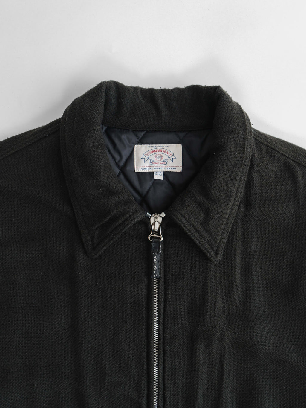 1990s ARMANI BLACK JEANS/ OUTDOOR JACKET