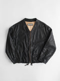 1990s ARMANI BLACK LEATHER JACKET