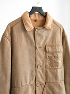 1990s ARMANI BROWN " JEANS " BLANKET JACKET