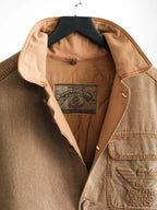 1990s ARMANI BROWN " JEANS " BLANKET JACKET