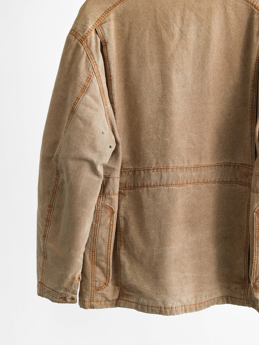 1990s ARMANI BROWN " JEANS " BLANKET JACKET