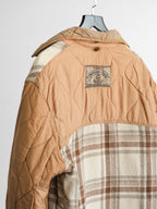 1990s ARMANI BROWN " JEANS " BLANKET JACKET
