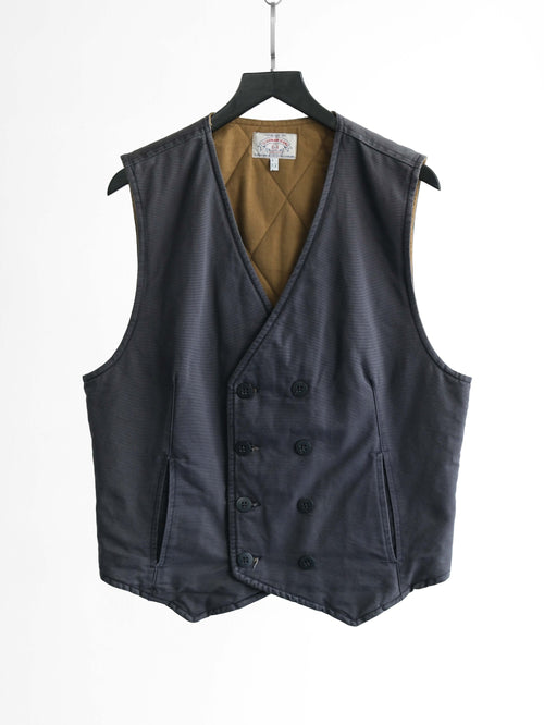 1990s ARMANI BROWN JEANS VEST