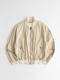 1990s ARMANI CREAM EMPORIO/ LEATHER JACKET