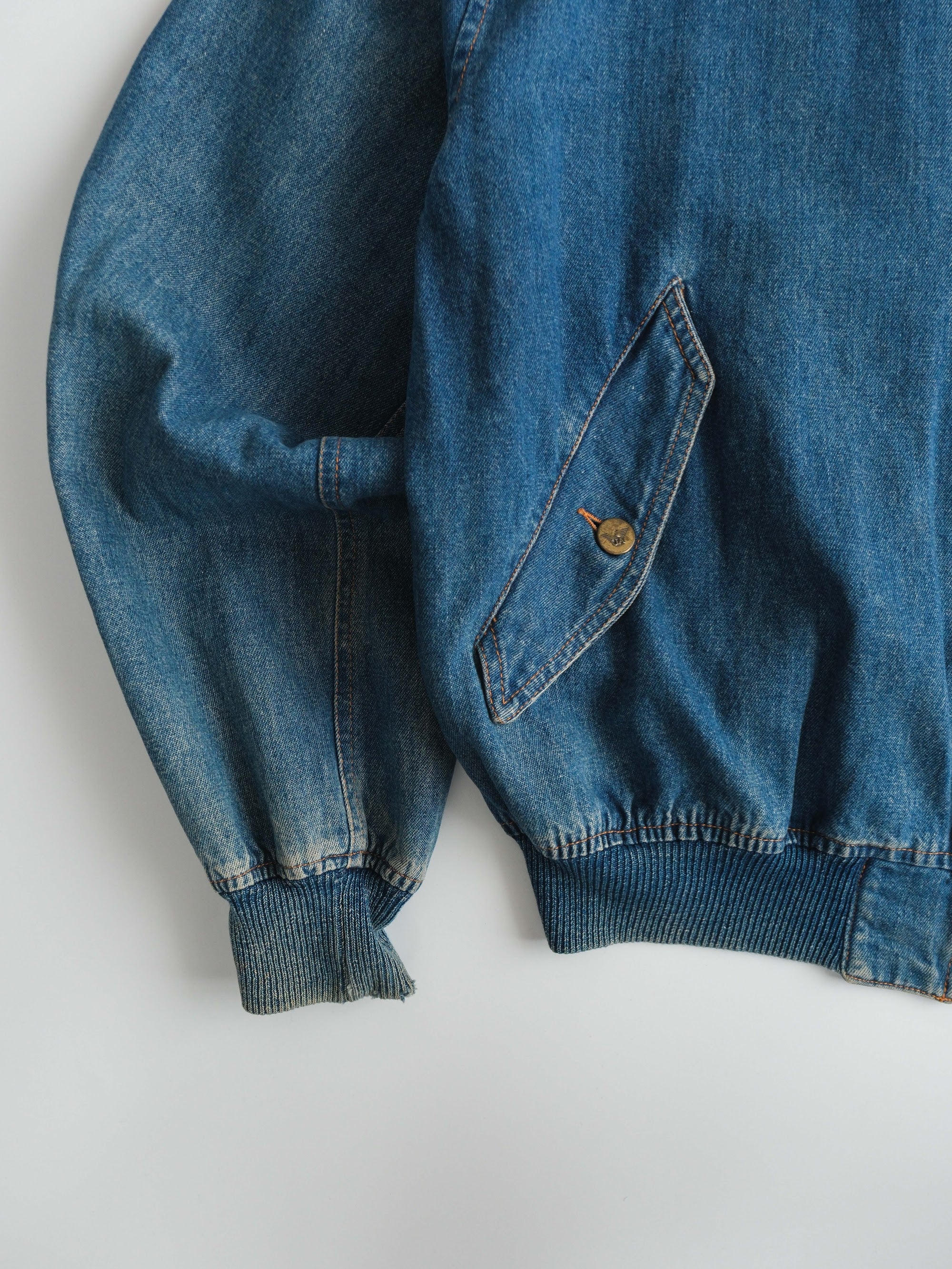 1990s ARMANI DENIM EMPORIO/ BOMBER JACKET