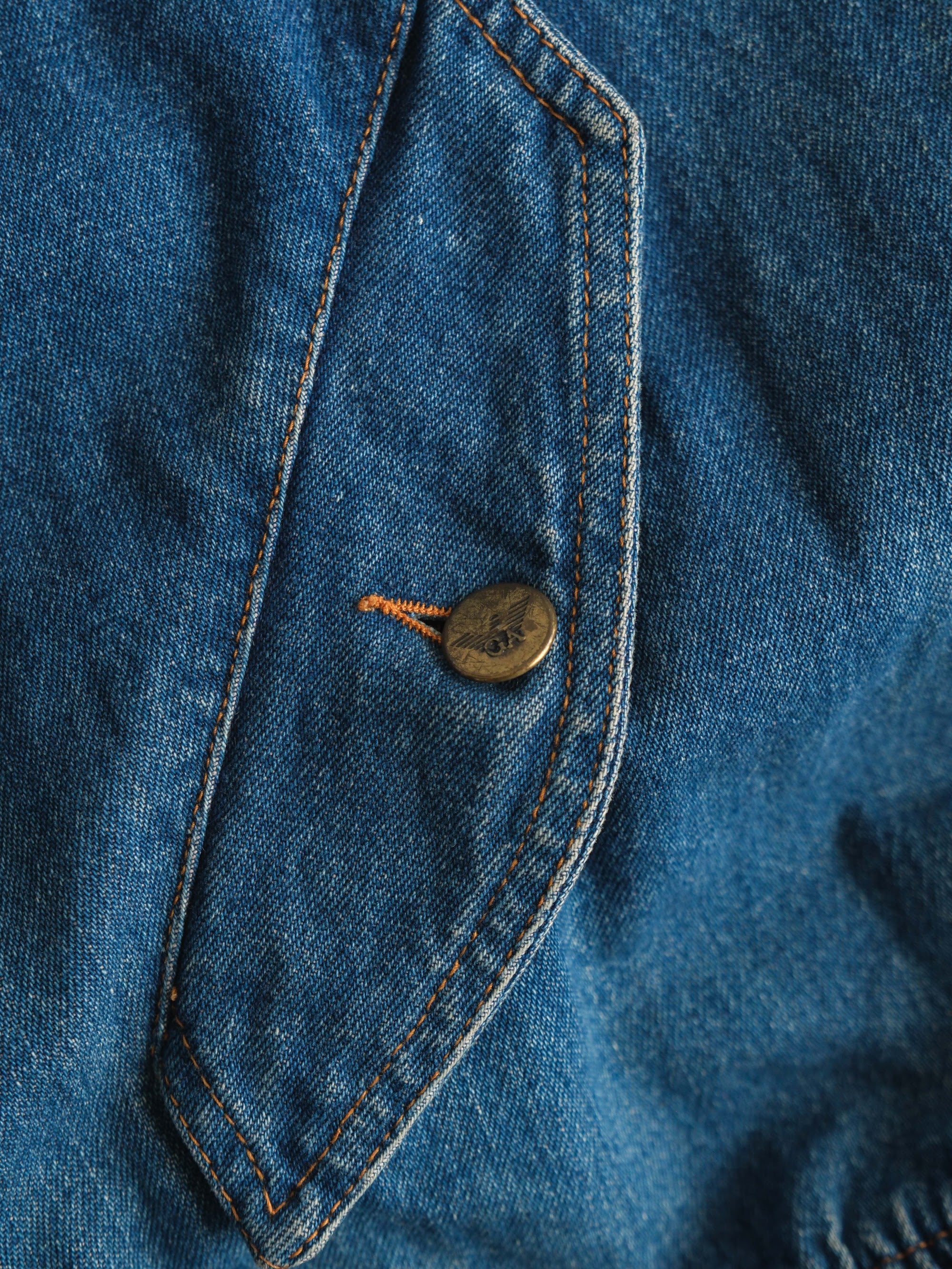 1990s ARMANI DENIM EMPORIO/ BOMBER JACKET