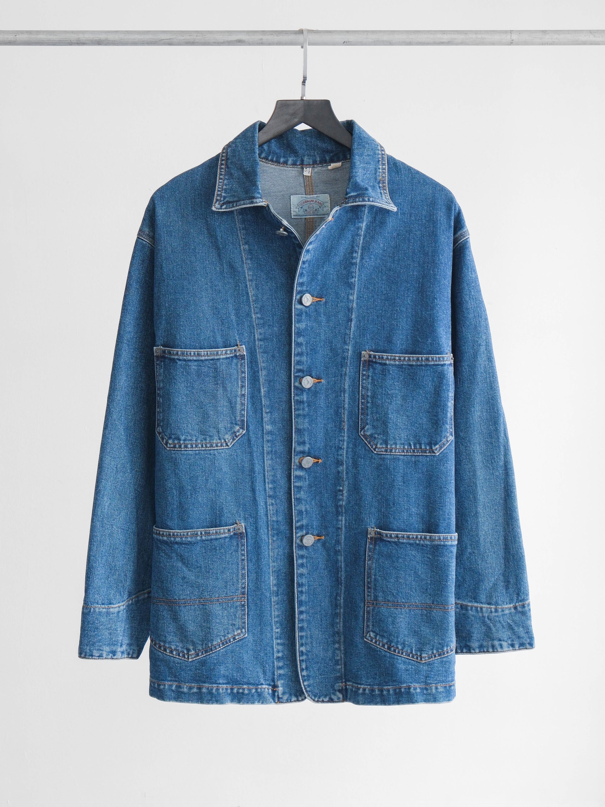 1990s ARMANI BLACK JEANS/ OUTDOOR JACKET – Untilfaded