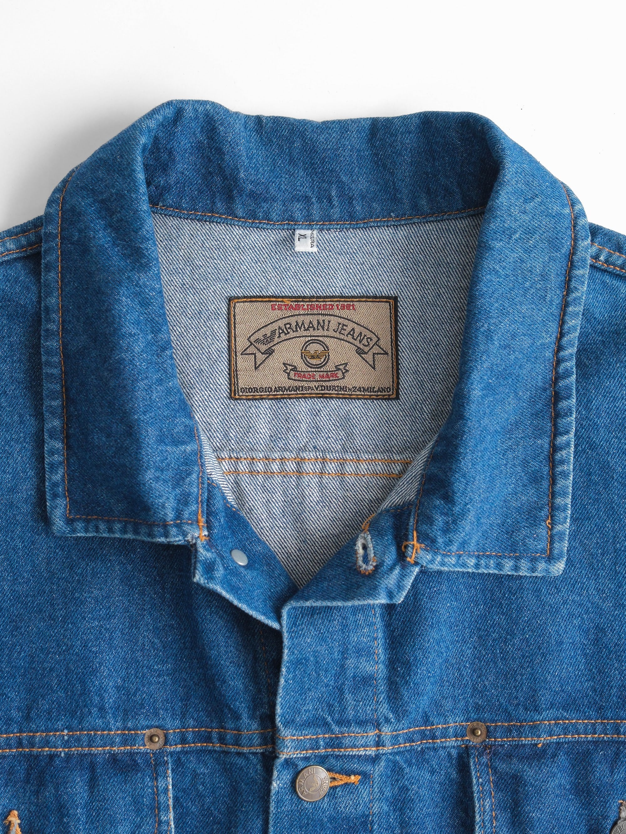 1990s ARMANI DENIM JEANS JACKET